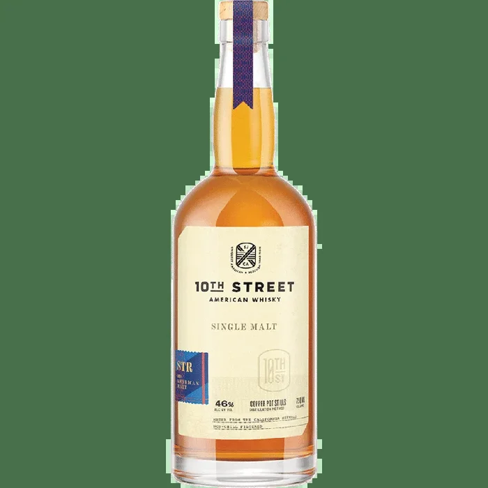 10th Street Unpeated Single Malt American Whiskey