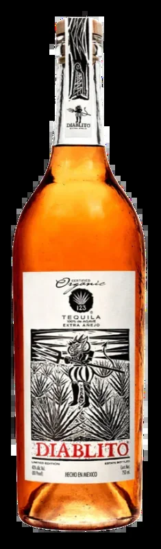 123 DIABLITO TEQUILA EXTRA ANEJO ORGANIC 750ML