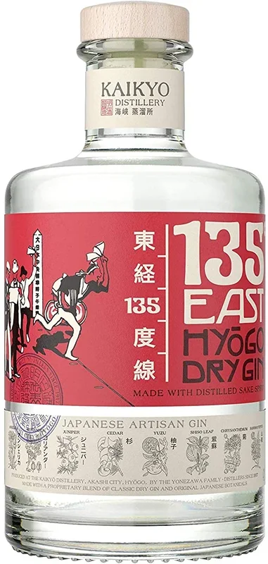 135 East Hyogo Dry Gin 750ml