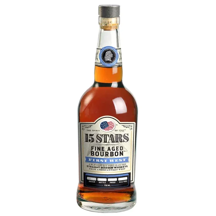 15 Stars First West Fine Aged Bourbon