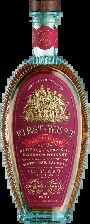 15 Stars First West Toasted Oak Straight Bourbon Whiskey