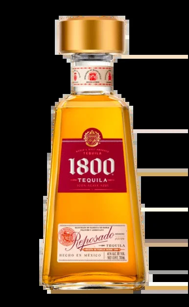 1800 TEQUILA REPOSADO 750ML
