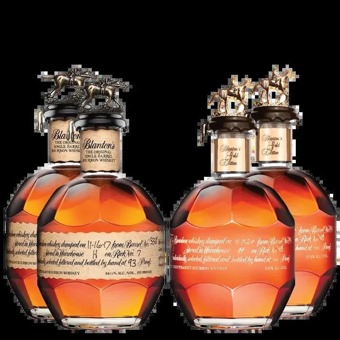 2 Blanton’s Single Barrel & 2 Blanton’s Gold Edition Bundle