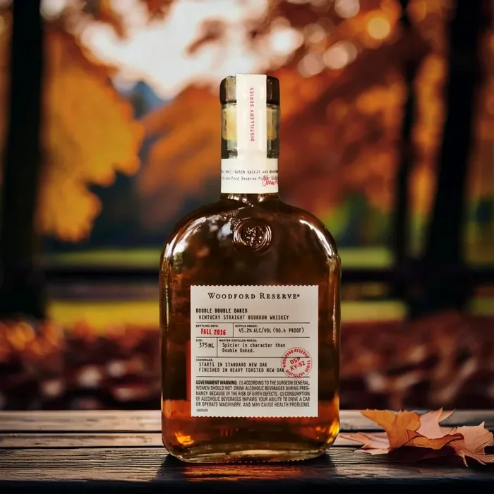 2016 Woodford Reserve Series Double Double Oaked Straight Bourbon Fall Whiskey 375ml