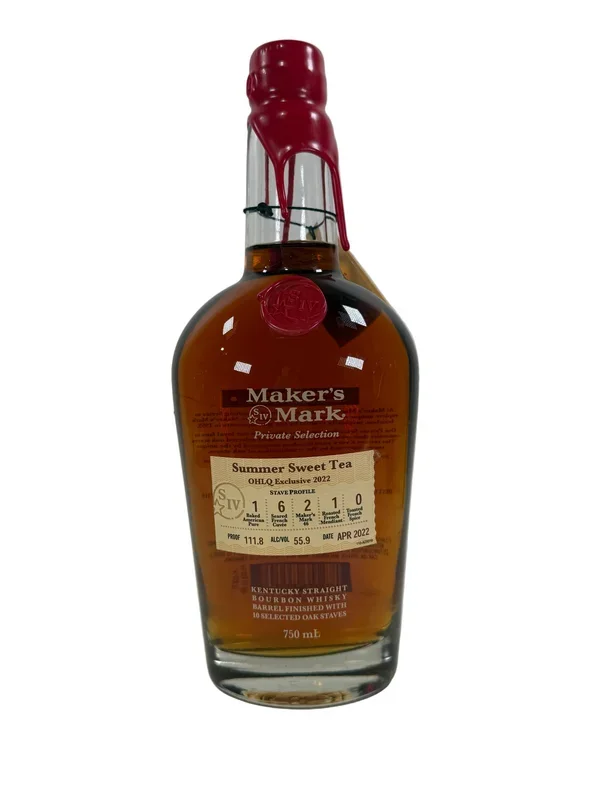 2022 Maker’s Mark Private Selection ‘Summer Sweet Tea’ Kentucky Straight Bourbon Whisky 750ml