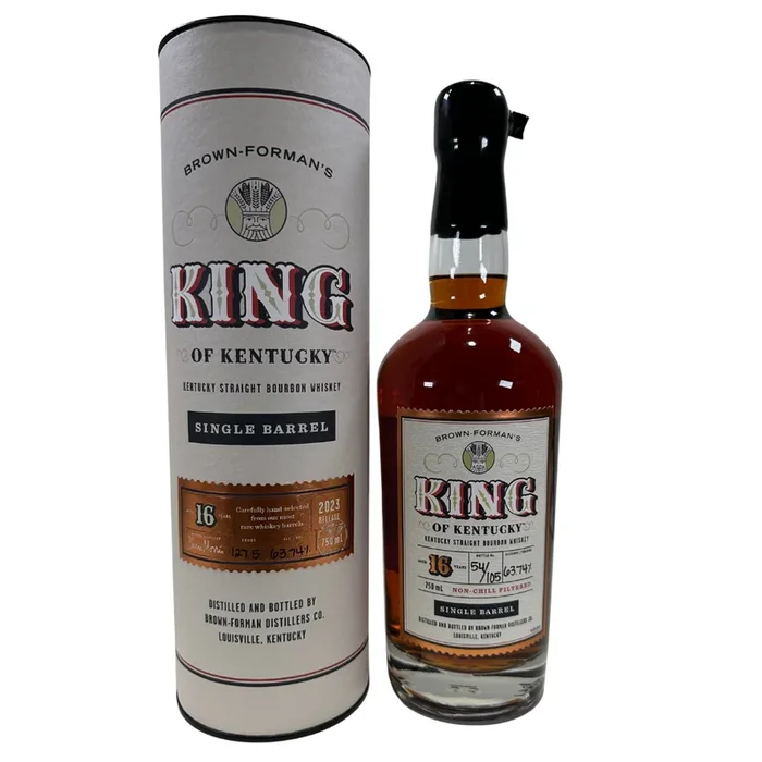 2023 Brown Formans King of Kentucky Single Barrel 16 Year Old Kentucky Straight Bourbon Whiskey 750ml