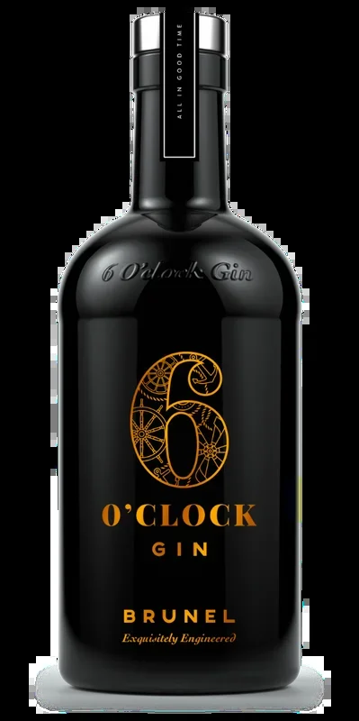 6 OCLOCK GIN BRUNEL ENGLAND 750ML