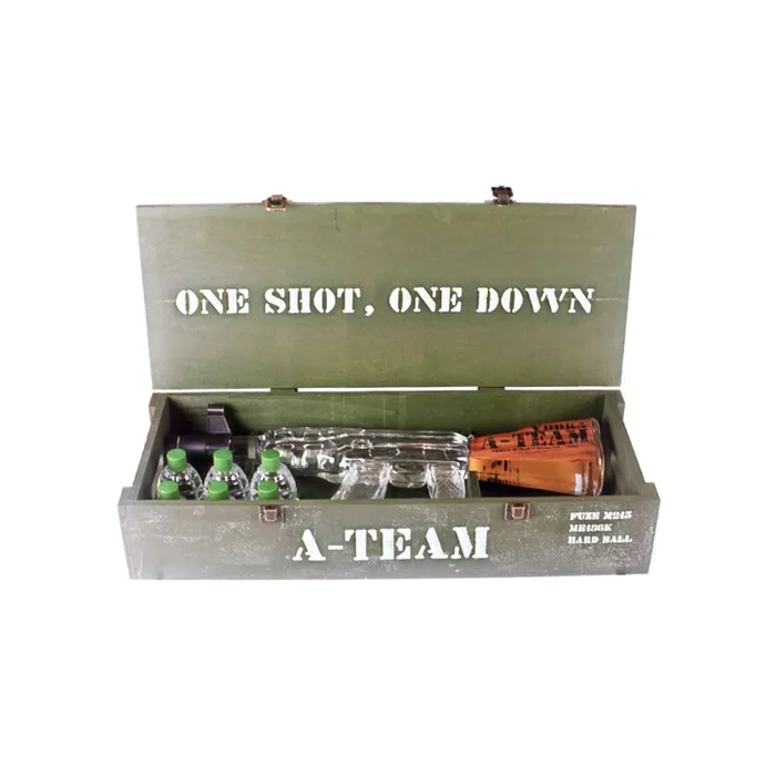 A Team Swat Rifle Vodka 750ml w/ 6 50ml