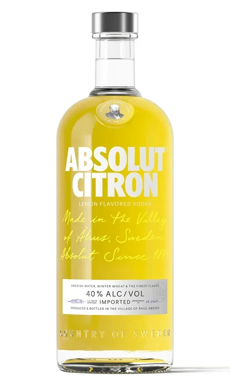 Absolut Citron Flavored Vodka 750ml