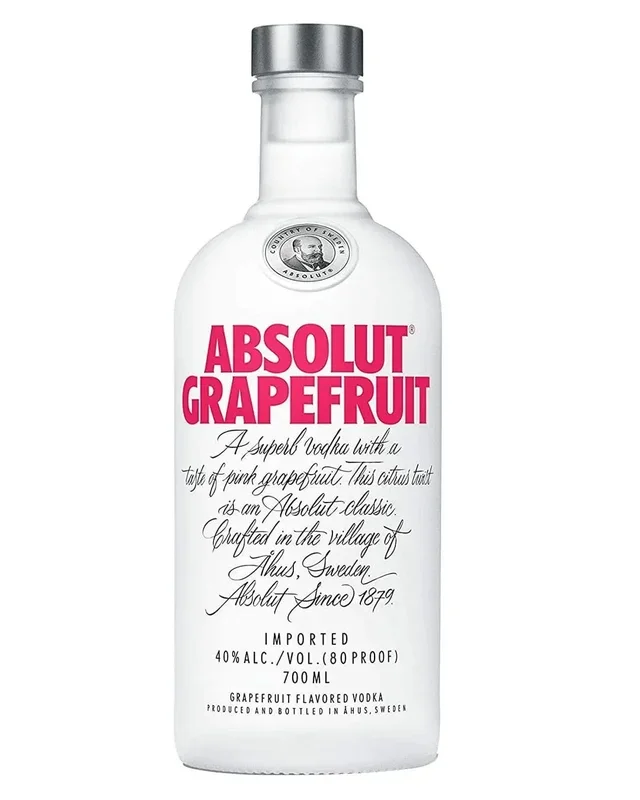 Absolut Grapefruit Vodka, 70 cl
