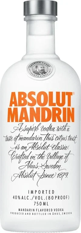 ABSOLUT VODKA MANDRIN SWEDEN 750ML
