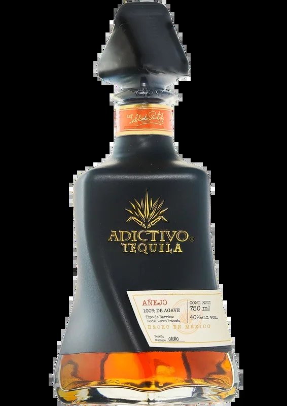 ADICTIVO TEQUILA ANEJO BLACK BOTTLE 750ML