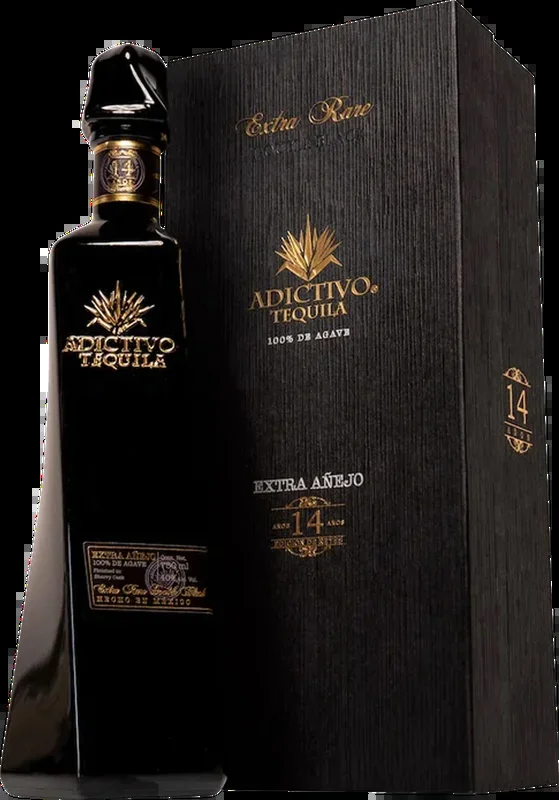 Adictivo Tequila Double Black 14 Year Old Extra Rare Extra Anejo