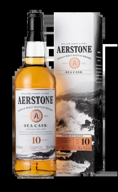 AERSTONE SEA CASK SCOTCH SINGLE MALT SMOOTH AND EASY 10YR 750ML