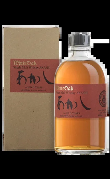 AKASHI WHISKEY SINGLE MALT SHERRY CASK 5YR 750ML
