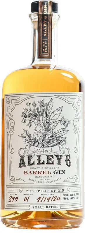 Alley 6 Harvest Barrel Aged Gin 750ml