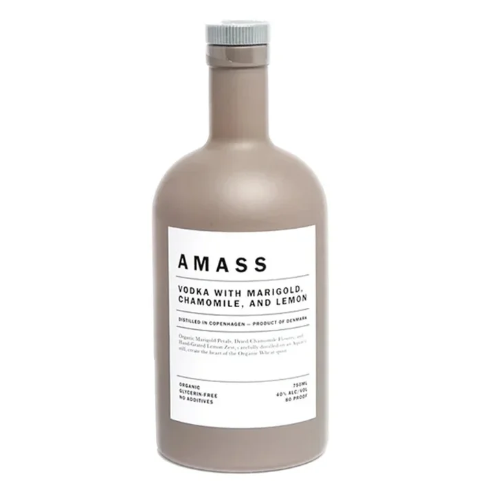 AMASS Vodka with Marigold Chamomile & Lemon Zest