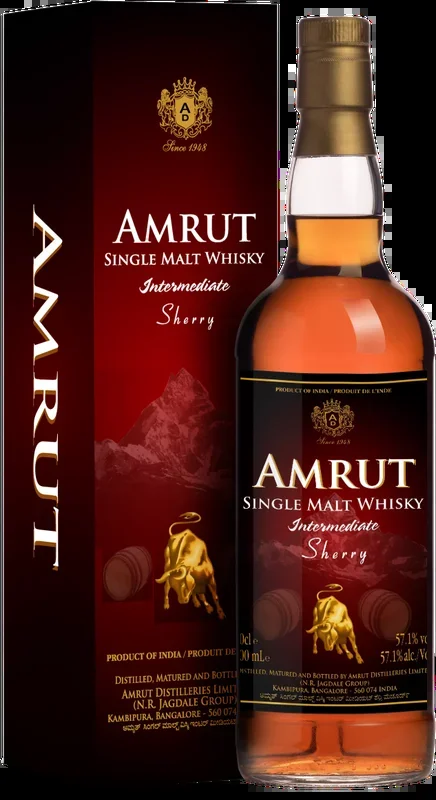 Amrut Single Malt Intermediate Sherry 750ml