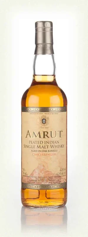AMRUT WHISKEY SINGLE MALT PEATED INDIA 750ML
