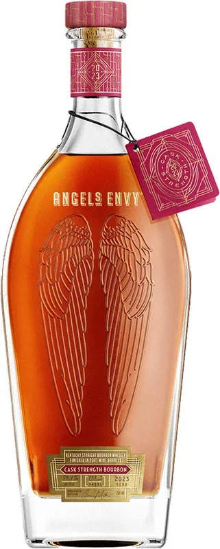 Angel’s Envy Bourbon Whiskey Cask Strength Finished in Port Barrel 2023 750ml