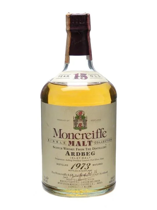 Ardbeg 1973 15 Year Old Moncreiffe Islay Single Malt Scotch Whisky