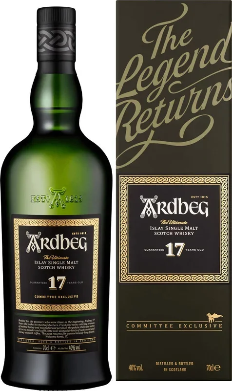 Ardbeg Committee Exclusive 17 Year Old Single Malt Whisky 750ml