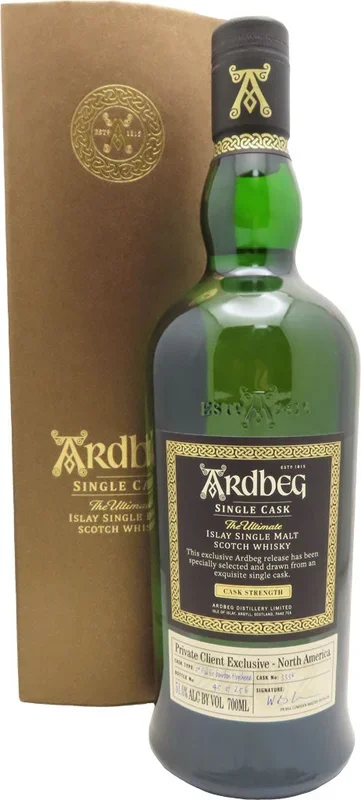 Ardbeg Single Cask #3336 Cask Strength Single Malt Whisky 700ml