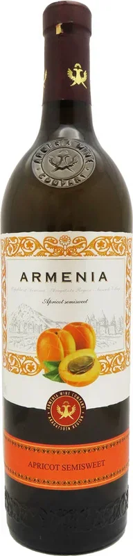 Armenia Apricot Semi Sweet Wine 750ml