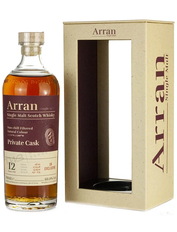 Arran 12 Year Old 2008 UK Single Cask (2020)