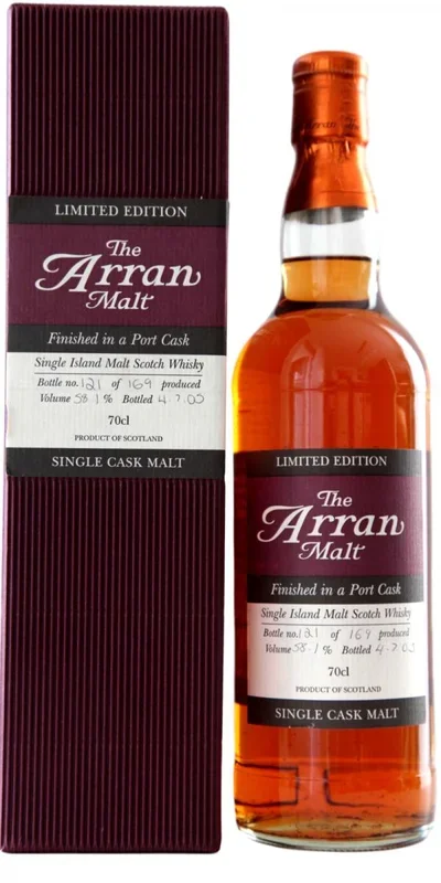 Arran Finished in Port Cask (B.2005) Limited Edition Scotch Whisky | 700ML