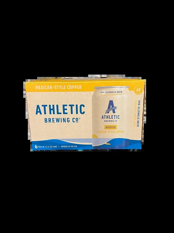 Athletic Brewing Mexican-Style Copper Non-Alcoholic 6 Pack Cans