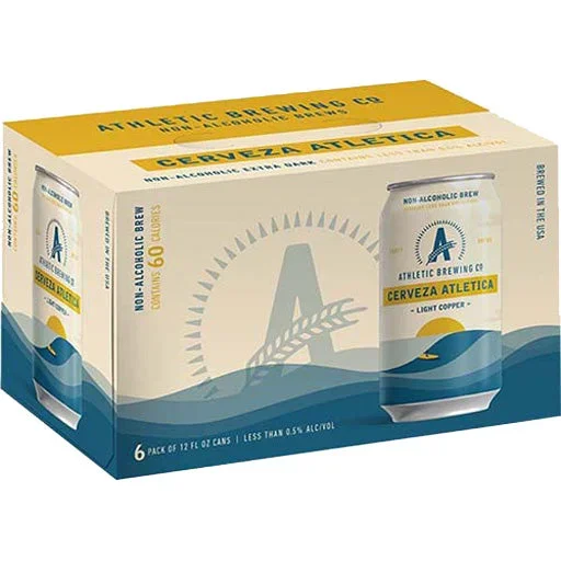 Athletic Non-Alcoholic Cerveza Athletica 6pk Cans