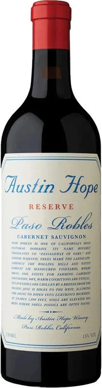 Austin Hope Cabernet Sauvignon Reserve Paso Robles 2021 750ml