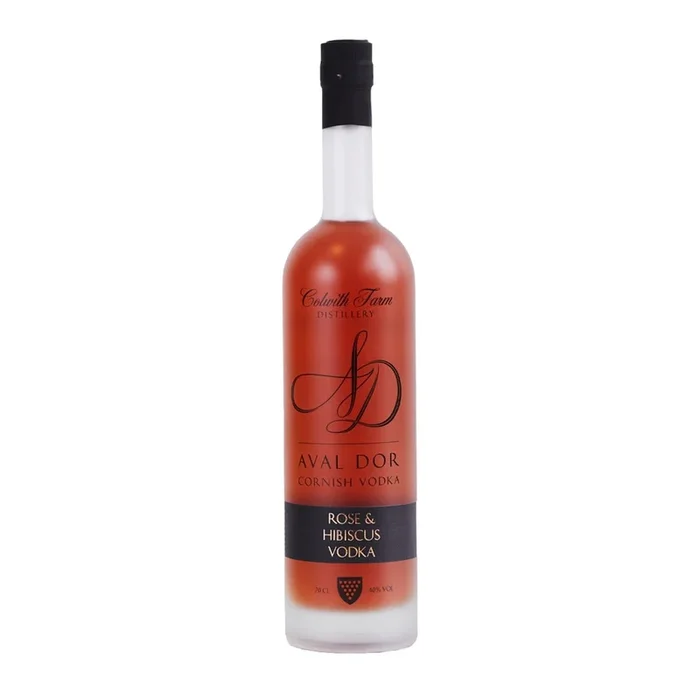 Aval Dor Rose & Hibiscus Cornish Vodka 70cl