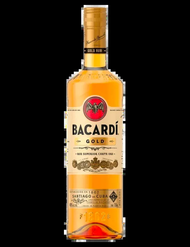 BACARDI RUM GOLD 750ML