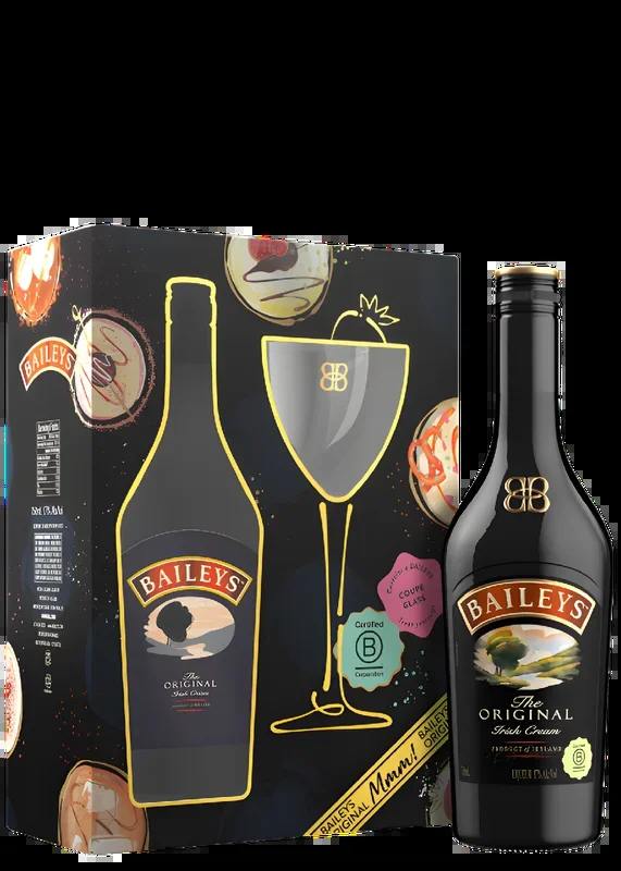 BAILEYS W/ TREAT GLASS GIFT SET