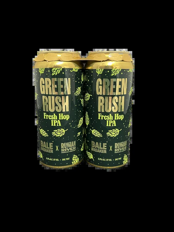 Bale Breaker & Russian River Green Rush Fresh Hop IPA 4 Pack