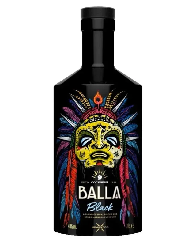 Balla Black Spiced Rum, 70 cl