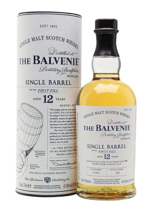 Balvenie 12 Year Old Single Barrel First Fill, Cask # 21254 Scotch Whisky | 700ML