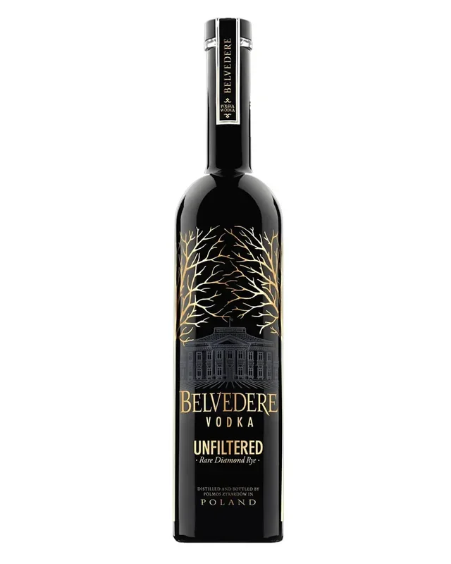 Belvedere Unfiltered Vodka, 70 cl