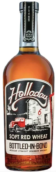 Ben Holladay Missouri Straight Bourbon Whiskey Soft Red Wheat Bottled-In-Bond
