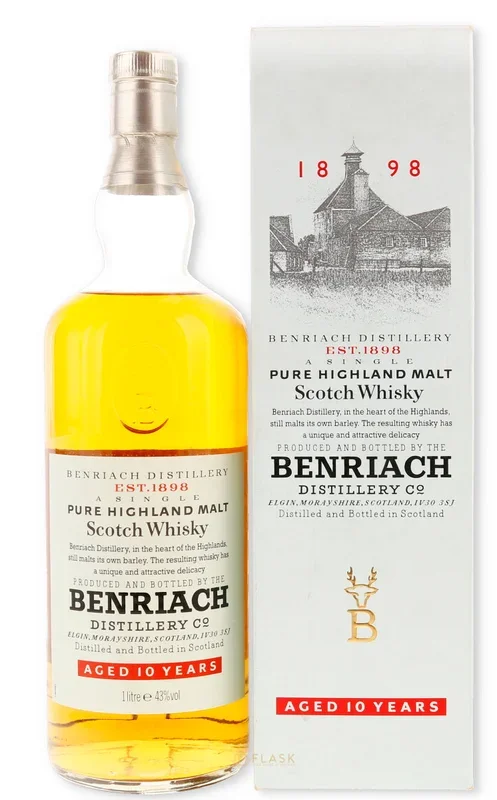 Benriach 10 Year Old Single Malt 1990s 1 Liter