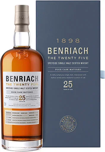 Benriach 25 Year Old Single Malt Whisky 700ml