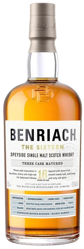 Benriach The Sixteen 3 Cask Matured 16 Year Old Single Malt Whisky 750ml