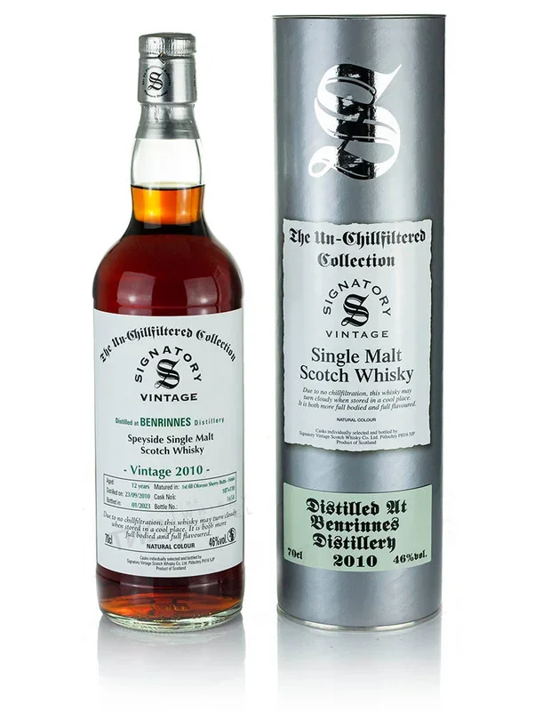 Benrinnes 12 Year Old 2010 Signatory Un-Chillfiltered