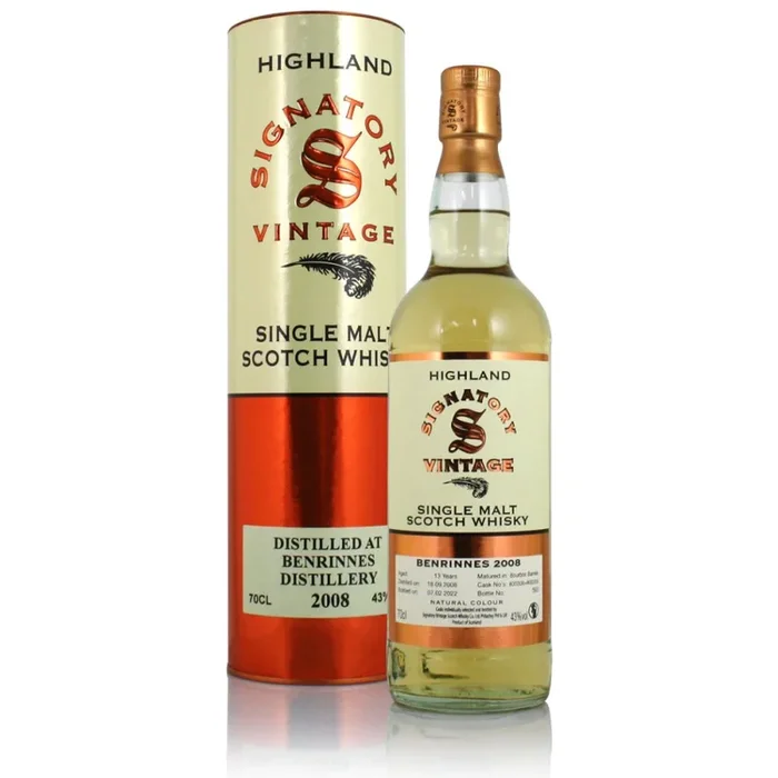 Benrinnes 13 Year Old (D.2008, B.2022) Signatory Vintage Scotch Whisky | 700ML