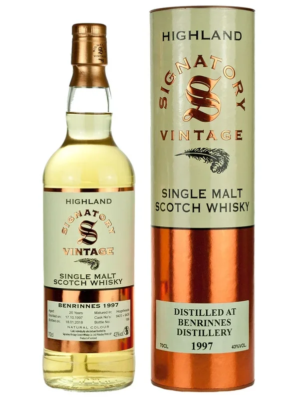 Benrinnes 20 Year Old 1997 Signatory Highland