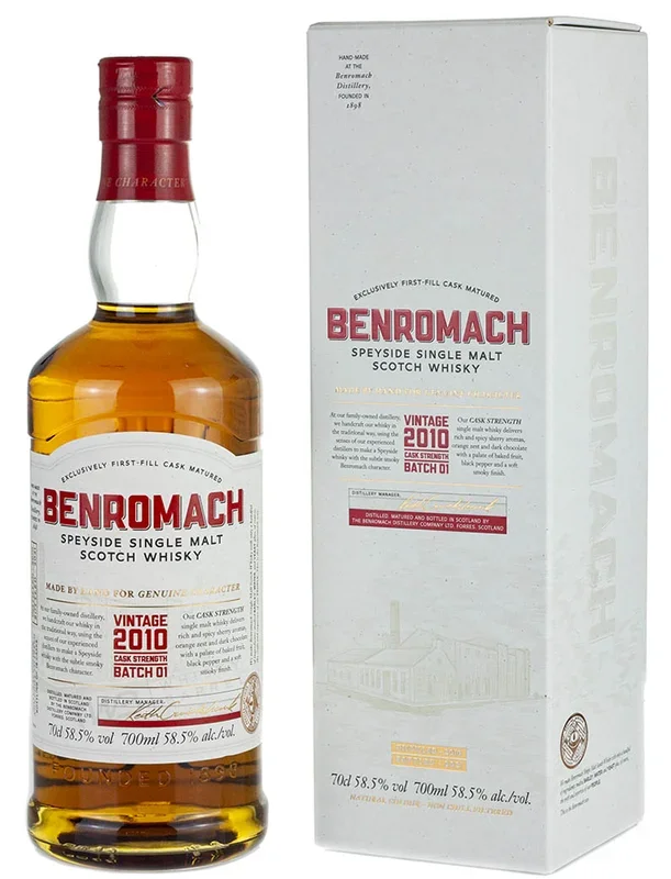 Benromach 2010 Cask Strength Batch #1