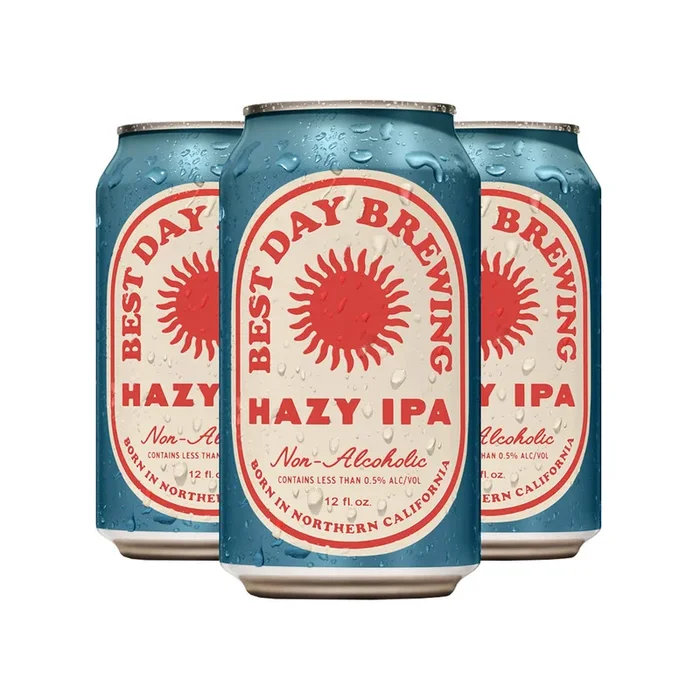 Best Day Brewing Non-Alcoholic Hazy IPA 6pk/12oz Cans