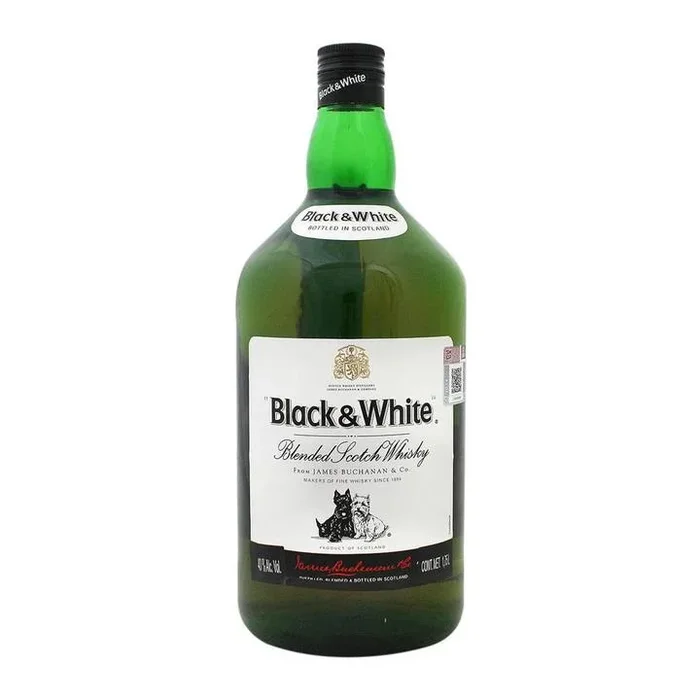 BLACK & WHITE SCOTCH BLENDED 1.75LI